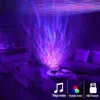 Ocean Wave Projector LED Night Light eingebaute Musik Player Fernbedienung 7 leichte Cosmos Star Luminaria für Kinder Schlafzimmer288z