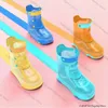 2023 Baby Kid Dickern Automobilstil wasserdichte Schuhabdeckung Schuhe Reisen Kinder Regenstiefel Accessoires 231221