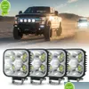 Filtro de combustível filtro de óleo de carro 3 barra de luz LED 1600lm inundação fora da estrada acionando luzes de neblina de nevoeiro Jeep trabalha para entrega de van campista m dhojn