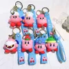 PVC Cartoon Star Kabi Metal Keychain Red Strawberry Love Pingente