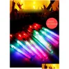 Altre forniture per feste di eventi da 100 pezzi da sette colori Light Up Light Up Blow Sticks Lampeggianti Concerti di compleanno Rave Party Birth