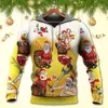 Sweat à capuche masculine Funny 3D Santa Claus Modèle Sweat à capuche surdimension