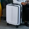 ラップトップバッグ付きローリング荷物ビジネス旅行スーツ男性ユニバーサルホイールトロリーPCボックス231221