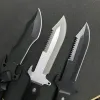 Nowy taktyczny nóż myśliwski 8cr13mov Blade K10 / drewniany rączka bojowa Survival Self Obrony Tool Camping EDC, prezent dla mężczyzn