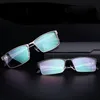 النظارات الشمسية نظارة TR90 Titanium Computer Glasses مضاد للضوء الأزرق مرشح يقلل من سلالة العين الرقمية واضحة الإطار العادي F305R