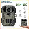 Mini800 Hunting Trail Camera 48MP 4K Инфракрасная инфракрасная инфракрасная аркция.