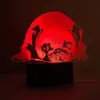 3D Cute Pug Dog Night Light Touch Table biurko optyczne lampy iluzja 7