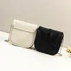 Evening Bags Fashion Designer Mini Shoulder Bag Women's 2023 Pleated Chain Black Beige Crossbody Large Capacity PU Leather Saddle