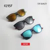 Rlei di varumärkesdesign 4195 flash solglasögon mjuka män kvinnor 2018 trender vintage fyrkantiga strålar neff solglasögon nyanser oculos far252p