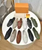 Capri loafers desiger sandaler kvinnor skor äkta läder tofflor platt mulor slingback loafer damer lata mule sommarstrand flip flops