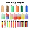 Authentique JAM KING 600 1500 BC5000 Ti8000 elfbar Vape Pen Jetable Saveur de Cigarette vaper desechables Savage Vape bouteille de cola 8000 Max Cup 6000 vape poco bang vape