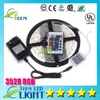 Strions DHL RVB 3528 RGB CW WW Green 5m 300 LECLIGNE LED BRAIN LUMIÈRE LED IMPÉRISE 24 CLIES DÉTÉCHARGE IR + ALIMENTATION 2V 2A