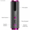 Hair Curlers Straighteners Professional LCD Rolling Automatic Shape Hair USB Wireless Beach Wave Large Steam Curling Iron Quickly Cordless Magic Curler NewL23122