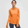 lu Sweat-shirt pour femmes Filles Shrits Yoga Pull à capuche surdimensionné Dames Couleur assortie Tenues décontractées Vêtements de sport pour adultes ll Pull CAFC06-0120060