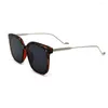 サングラスcharmleo square for women men for men fashion sun glasses eaewear屋外シェード反反射UV400