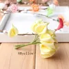 Flores decorativas 1.5 cm de lírio Flower Calla Bouquet Feito à mão para caixa de recortes de recortes artesanais Decoração de festa de casamento DIY Favor Favor