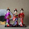 30cm kawaii japonais charmantes figurines geisha poupées avec beaux kimono house bureau décoration miniatures cadeau d'anniversaire 231222