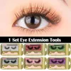 False Eyelashes 3D Mink Lashes Volume Natural Density Long Cross Extended 6 Color Beauty Makeup Eye Tools C9Y9