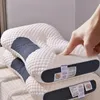 Sleeping Pillows Neck Cervical Protect Household High Elastic Height Optional Soft Washable Pillow Knitted Cotton Massage 231221