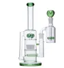 16 cali 18 mm złącza prosta Rurka Zielona gruba bong woda szklana bongs dab rig recycler RITS