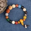 Bracelet de bracelet à 18 graines de brin Stones Nature Lune Bodhi Berons pour hommes et femmes en gros