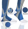 Erkekler Kadın Sıkıştırma Çorap Varisli Damar Gebelik Hemşirelik Atletik Futbol Futbol Çorapları 2030 Mmhg Sport 231221