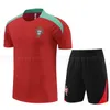 2023 Jerseys de football Portuguesa Joao Felix Bruno Fernandes Portugais Bernardo Andre Silva Diogo J.Short Sleve Polo Training Set Pantal