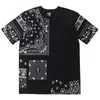 Men's T Shirts Fashion Hip-Hop Street High Style Paisley Print Loose Short-Sleeved T-shirt And Women's Couple Summer Tee
