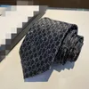 Lyxdesigner 100% tie siden slipsbrev jacquard hand vävd för män bröllop casual och affärsslips mode hawaii nackband med låda