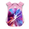 Bags Rhythmic Gymnastics Printed Backpack Girl 1316 Inch School Bag Large Capacity Travel Storage Bag Dance Athlete Backpack