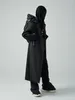 Men's Jackets Avant-Garde Style Clothes No Button Loose Shoulder Pads Mid-length Coat Trench Men