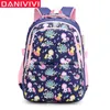 Bags Cartoon Cute School Bags for Girls Kids Backpack Animal Print Unicorn School Backpack Large Capacity Children's Mochila Escolar