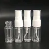 Groothandel 10 ml Refilleerbaar monster Perfum Plastic flessen Reizen lege spray -verstuiver flessen Cosmetische verpakkingscontainer 10 ml KRWQF