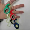 Key Rings Spinner Stress Toy Keychain Metal Idget Toy Kid Fingertip Spinning Keyring Finger Fidget Ring Relieve Anxiety Boredom Party GiftL231221