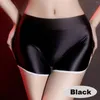 Short féminin Metelam Huile brillante Sports brillants Sous-vêtements Boyshorts Stretch Boxer Pottel