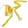 Chokers banhado 100% de ouro real 24k 999 colar de ouro masculino de personalidade hegemônica de personalidade dourada de longa data de 18k jóias de ouro puro de 18k 231222