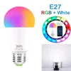 15W WiFi Smart Light Bulb RGB White Magic Lamdimmable LED E27 B22 WiFi -bollen compatibel met Amazon Alexa Google Home Smartphone309H