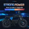 1500W 48V Fat Wheel Electric Bicycle Retro High Power Electric Bike Off Road Motorcycle 20 Inch Beach Snow eBike Max Speed 50