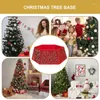 Weihnachtsdekorationen Baumrock Retro Runde Korb Weihnachtsbäume Fuß Dekorehaller 60 x 80 25 cm großer Ring für Urlaubshaus