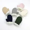 Winter Baby Gloves Thicken Warmer Fleece Gloves Solid Color Comfortable born Kids Mittens Infant Children Accessories Outdoor 231221