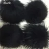 Berets 5pcs/ Lot 15cm DIY Big White Pom Poms Fur Pompon Raccoon Balls For Hats Beanies And Scarf Real Natural Ponpom