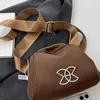 Bolsa lateral de padrão de urso fofo à prova d'água para meninas mulheres personalizadas pequenos luxo de nylon preto bola de ombro de bolsa de nylon preto fmt-4169