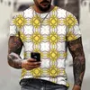 T-shirt de camisetas de camisetas masculinas de homens de pescoço de pescoço de pescoço verão harajuku moda engraçada faixa de rua praia 2023 manga curta