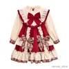 Robes de fille Robes enfant en bas âge bébé fille infantile princesse dentelle tutu robe de mariage enfants robe de fête enfants anniversaire bal Navidad Lolita