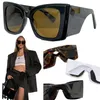 Óculos de gama de óculos de designer óculos de sol da marca de luxo feminino feminino preto perna de férias resort de praia copos casual sem óculos267g