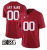 2024 Alabama Crimson Tide Football Jogador Jersey 9 Young 42 Jaylen Moody 2 McClellan 11 Traeshon Holden 3 Jermaine Burton 31 Will Anderson Jr. 1 Jahmyr Gibbs