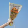 Декоративные цветы Крючков Букет готовый ручной тканый цветочный ручной