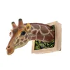 Objets décoratifs Figurines Murd Murd Animal Head girafe scpture buste en latex mousse suspendue pour enfants