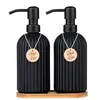 Liquid Soap Dispenser Stainless Shampoo Dishes Bottle Refillable Steel Pump Conditioner Wash With Body Hands