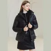 Trench da donna Capo da donna Abbigliamento da donna Abbigliamento caldi Parkas con cappuccio calda Slimt Down Giacca leggera Femmina legger